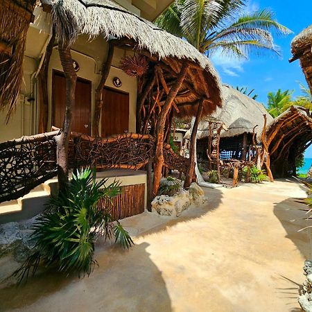 Cabanas Playa Condesa Tulum Pueblo Buitenkant foto