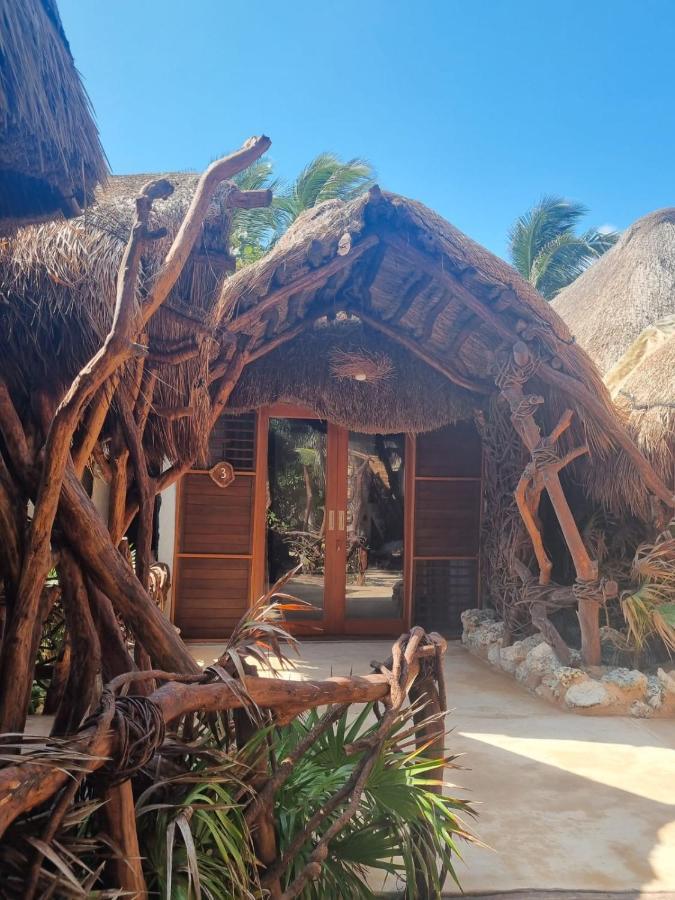 Cabanas Playa Condesa Tulum Pueblo Buitenkant foto