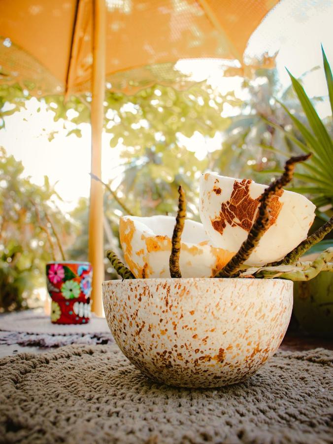 Cabanas Playa Condesa Tulum Pueblo Buitenkant foto