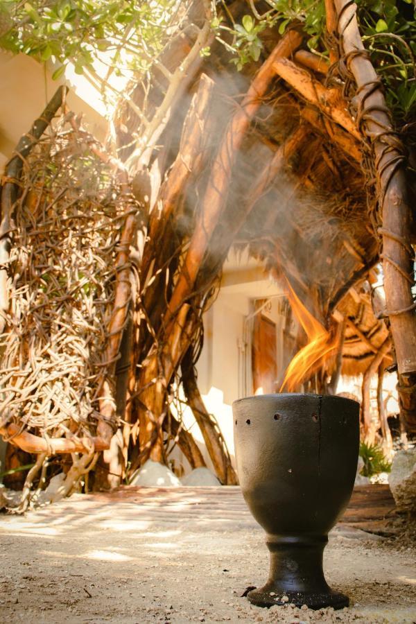 Cabanas Playa Condesa Tulum Pueblo Buitenkant foto