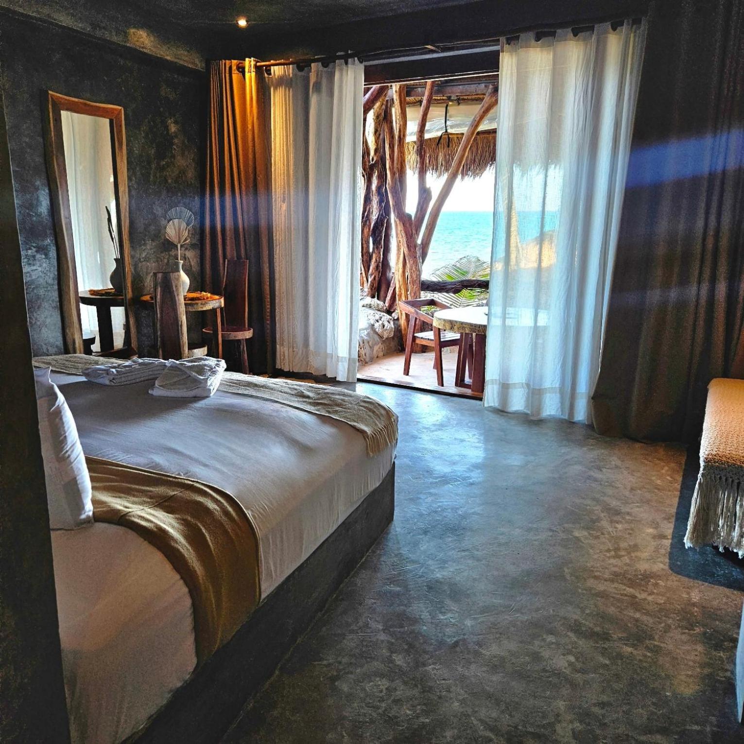 Cabanas Playa Condesa Tulum Pueblo Buitenkant foto