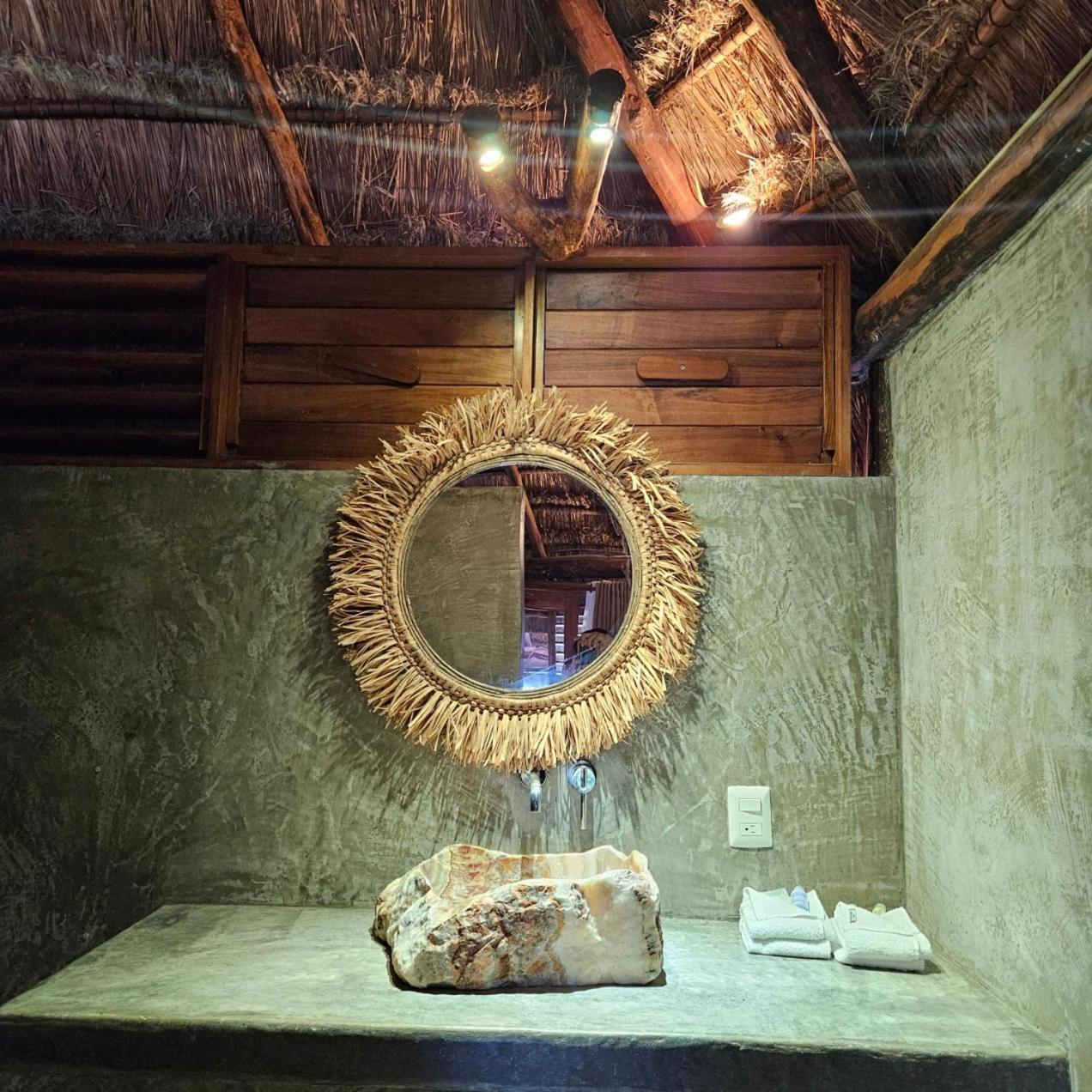 Cabanas Playa Condesa Tulum Pueblo Buitenkant foto