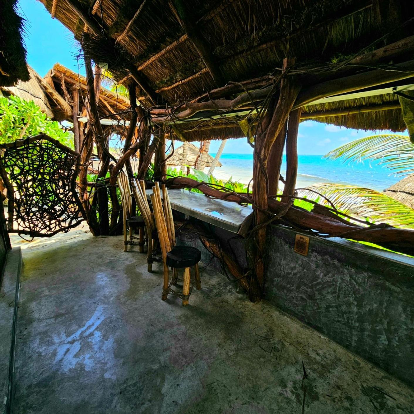 Cabanas Playa Condesa Tulum Pueblo Buitenkant foto