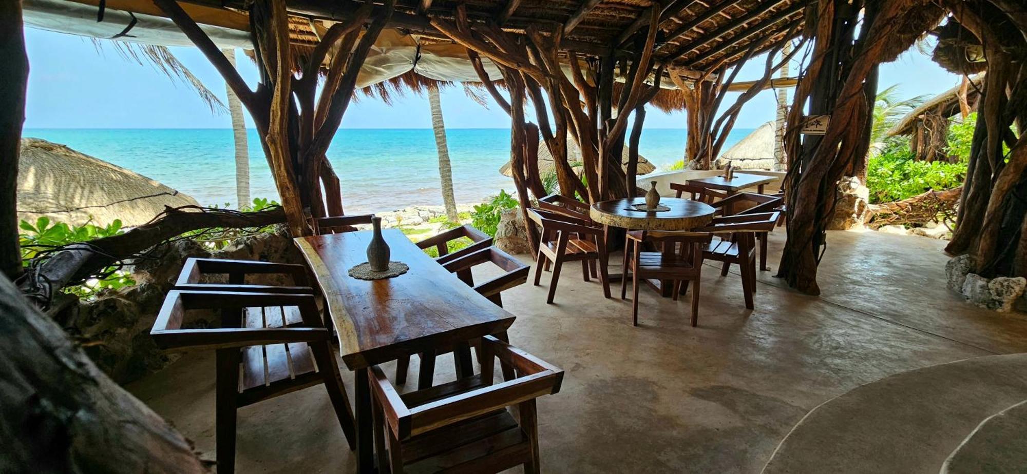 Cabanas Playa Condesa Tulum Pueblo Buitenkant foto
