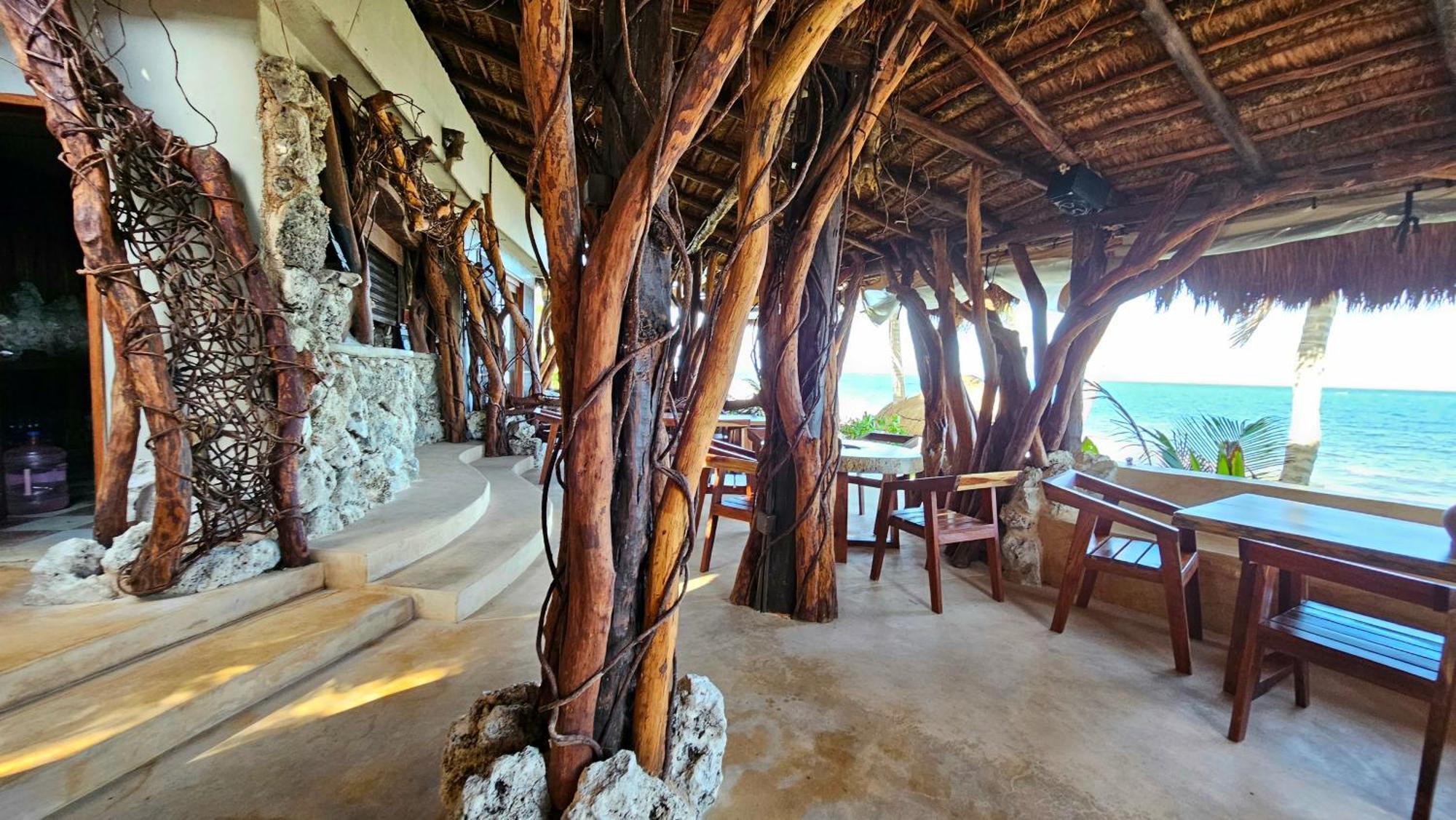 Cabanas Playa Condesa Tulum Pueblo Buitenkant foto