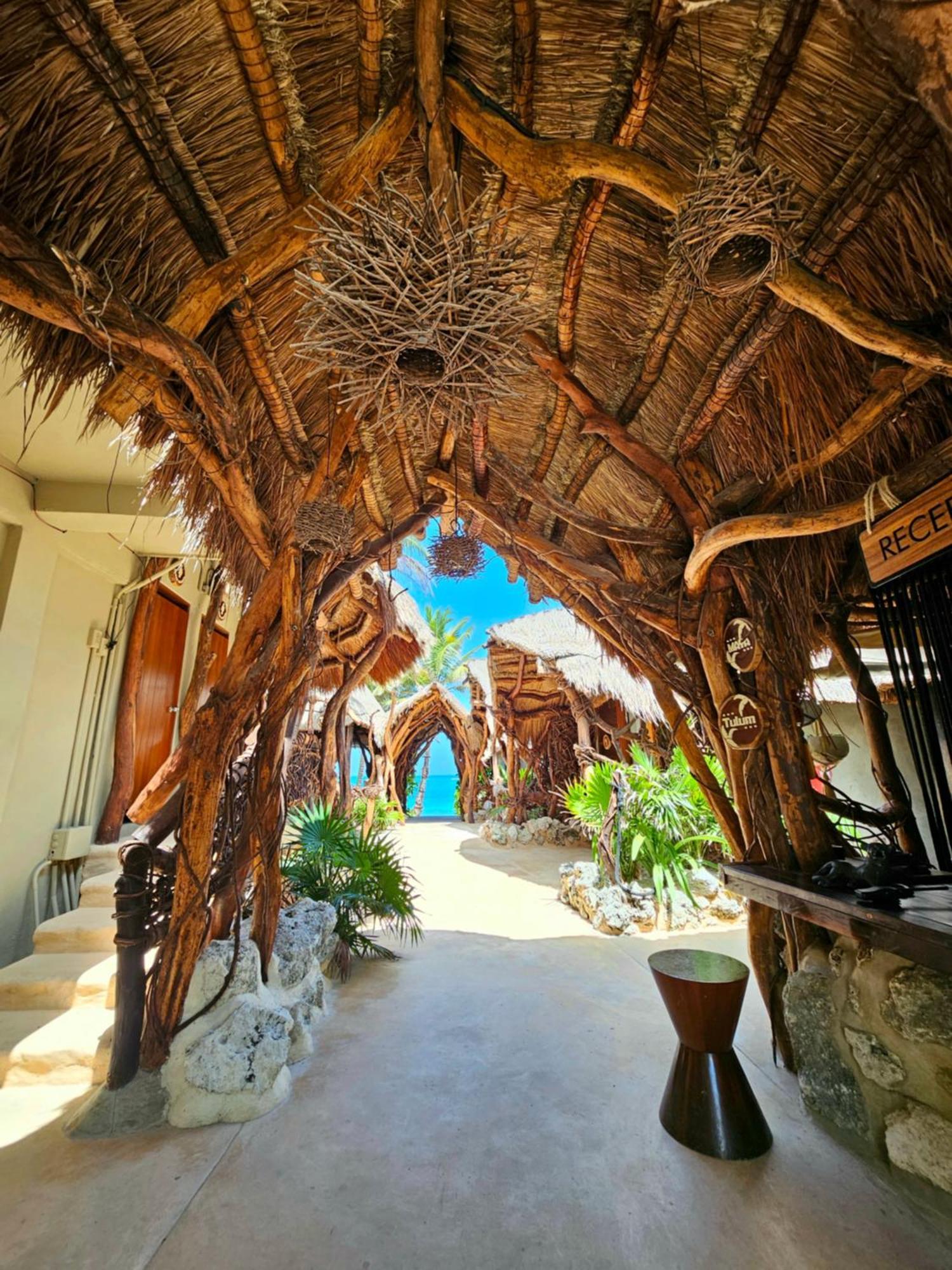 Cabanas Playa Condesa Tulum Pueblo Buitenkant foto