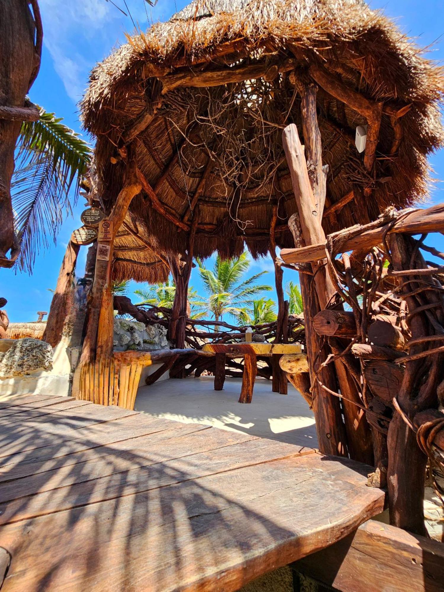 Cabanas Playa Condesa Tulum Pueblo Buitenkant foto